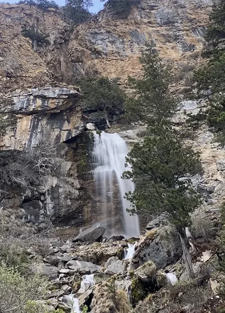 waterfall at bhutan